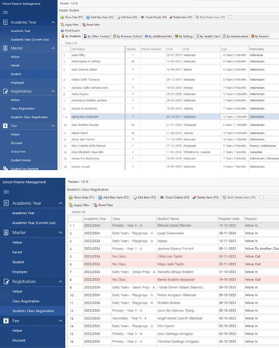 School management software